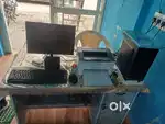 New  computer with printer
