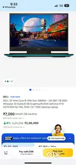 Dell G7 7500