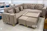 unique design l shape corner sofa set 3 year warranty  mm 980