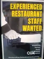 Wanted full-time , part-time restaurant shift manager  steward