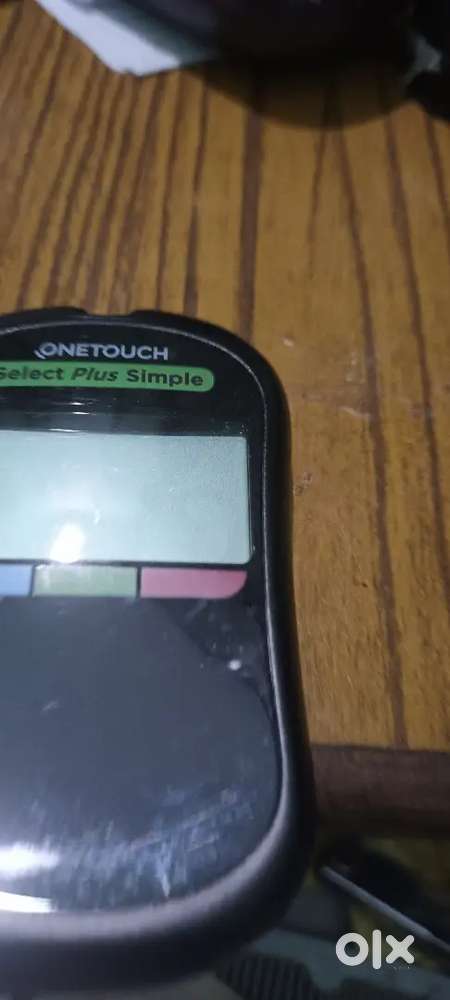 Blood glucose testing one touch select runnig condition