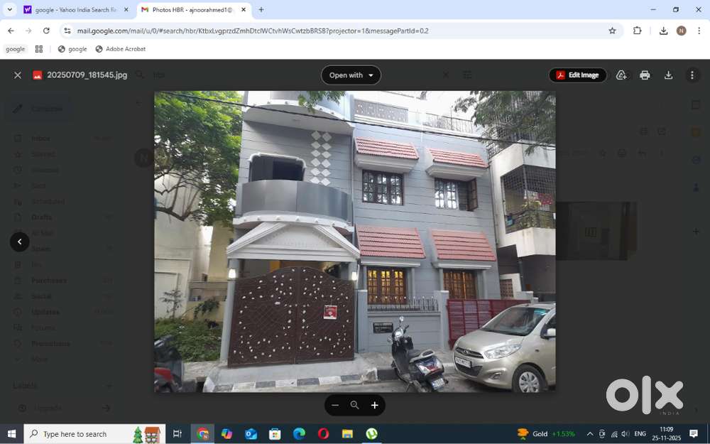 2 BHK Ground floor for Rent at 5th Block HBR Layout