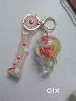 Combo of 64 Premium Keyrings – Korean, Glass Water & Glitter Mirror