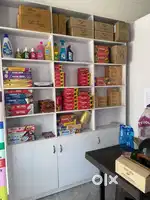 Display racks and Glass partition with door