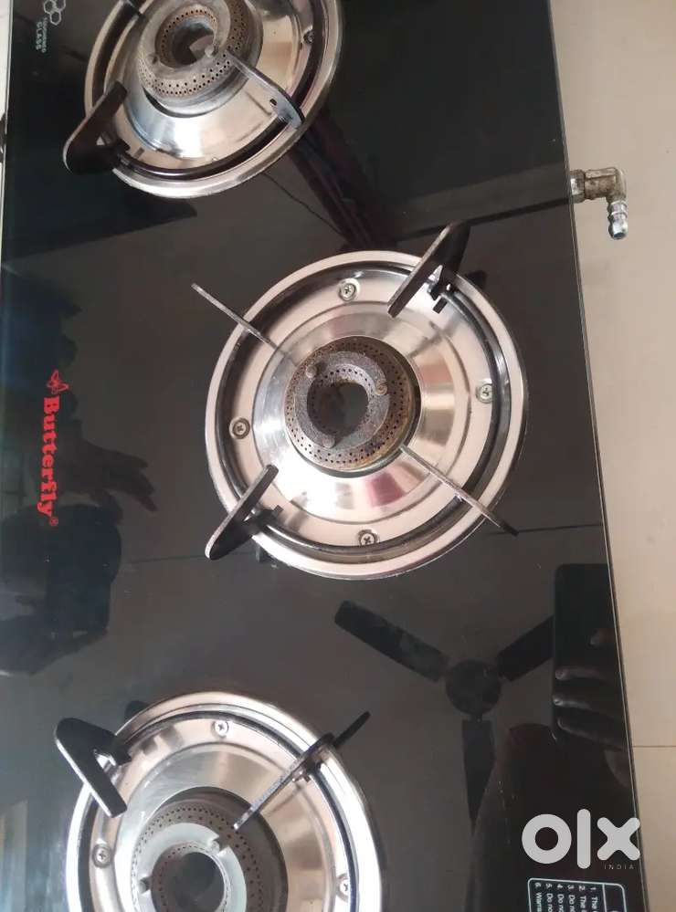 3 Burnul Butterfly Manual Gas stove