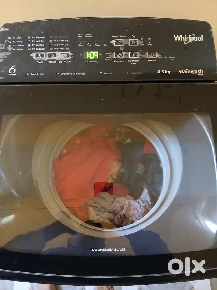 Whirlpool washing machine 6.5 kg automatic