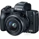 Canon M50 Mark 1 DSLR Camera with lense Godex flash