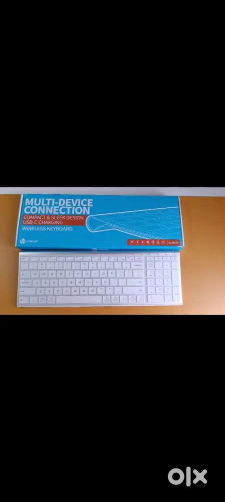 New iClever BK10 Bluetooth Wireless Keyboard– Multi-Device, Ultra-Thin