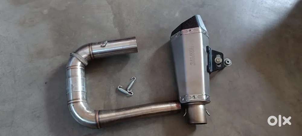 Akrapovic exchaust with bend pipe for Rs200, Ns200,160,125