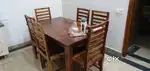 Pure seesham dining table with six chairs
