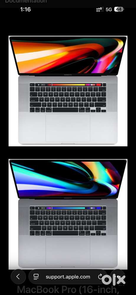 Macbook pro i9 64gb ram 512 ssd
