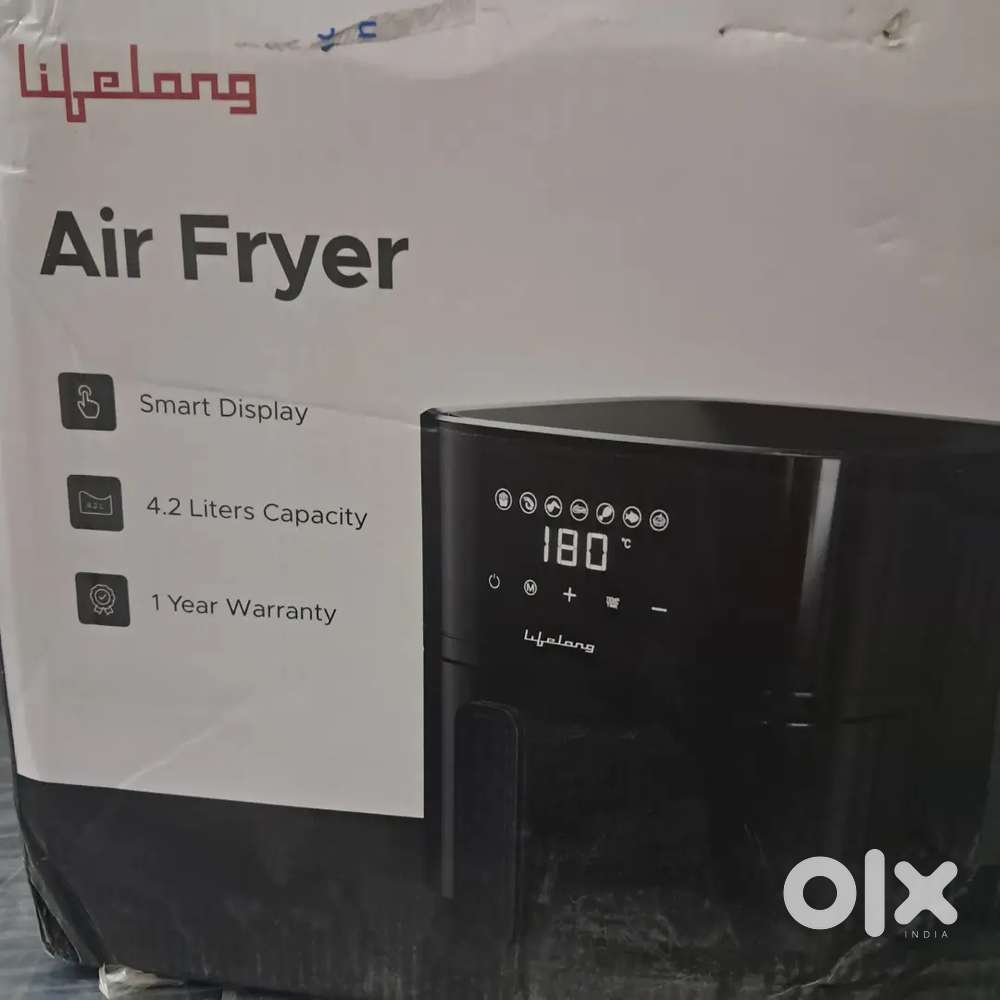 Lifelong Airfryer 4.2 litre smart display box packed with1year waranty