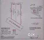 North East facing commercial plot 60 feet road 280 gazz 25000 per gazz