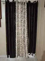 7ft room darkening curtains for long door.