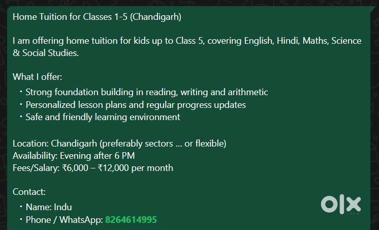 Home tutor for Kids