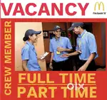 McDonald's HIRING for CREW MEMBERS