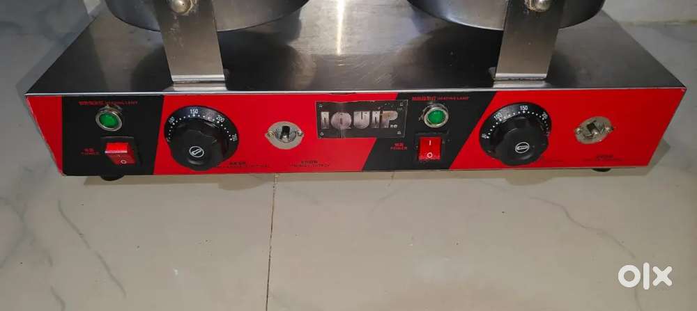 Double waffle maker & Single jumbo sandwich griller for commercial use