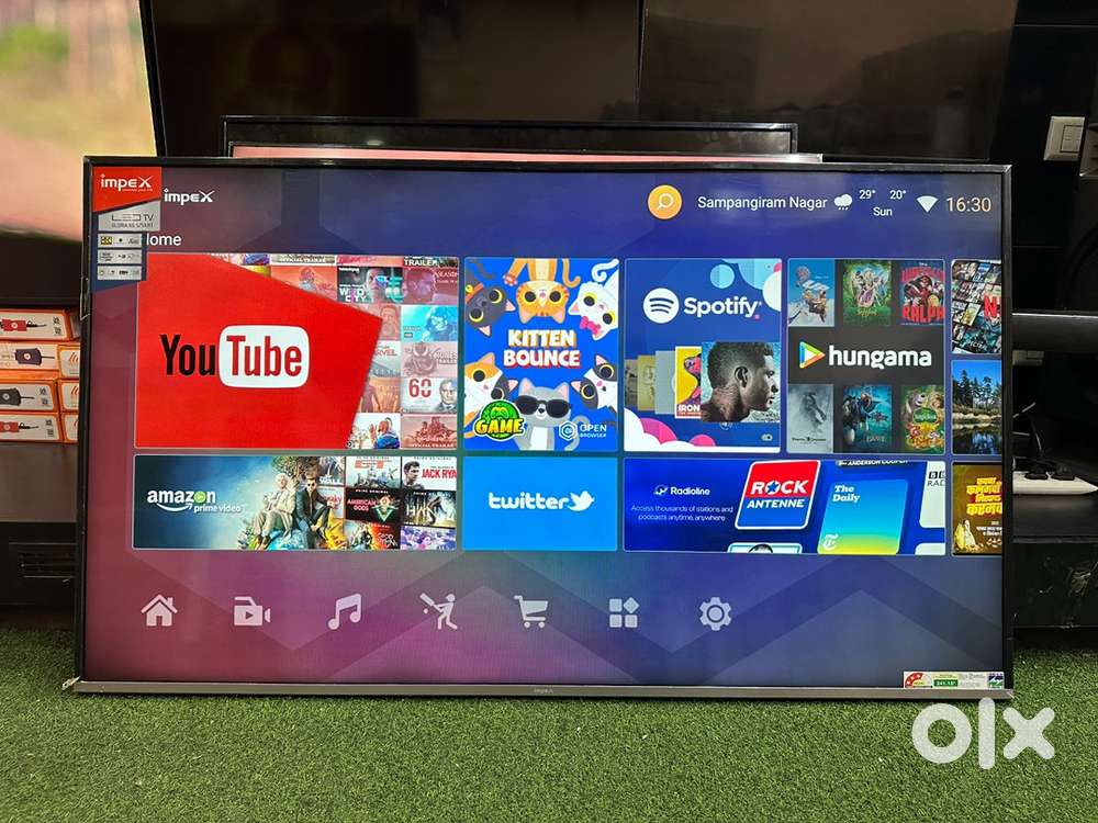 Impex 65inch 4k android smart tv good condition