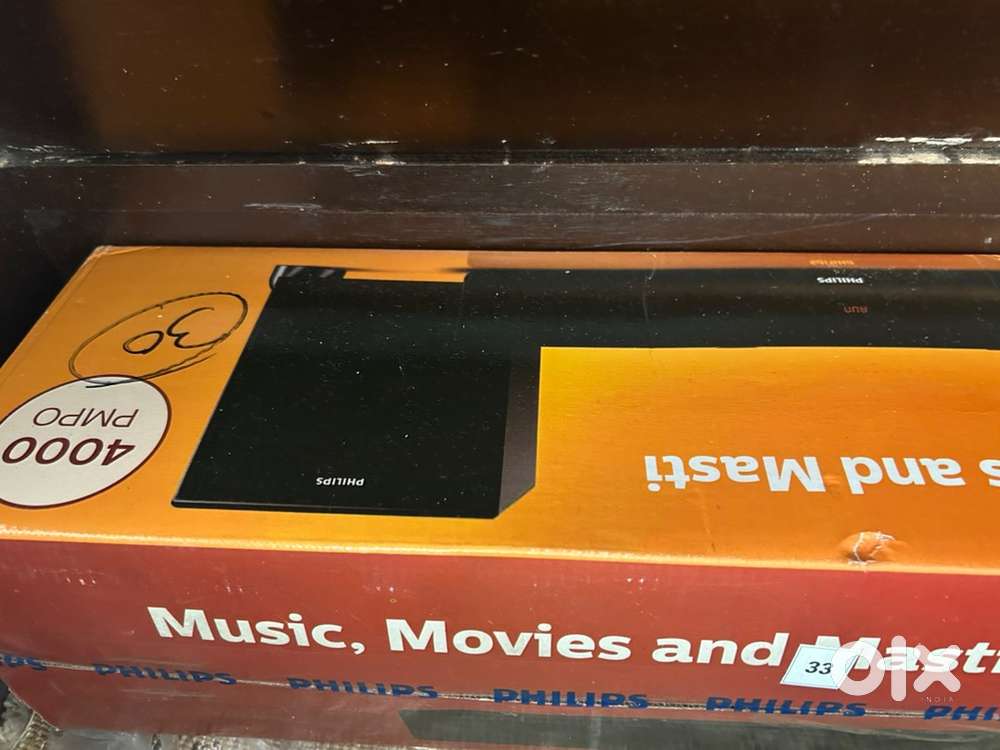 Philips factory sealed sound bar with bass