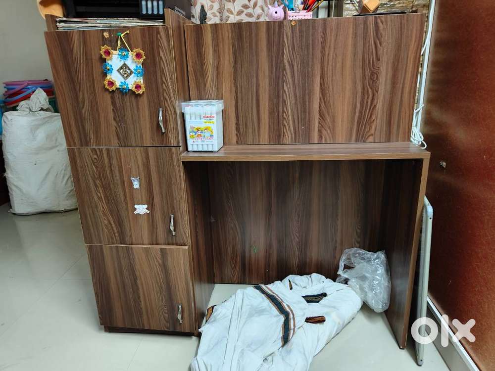 2 years old Study Table with 3 side doors.