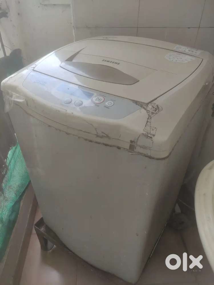 Fully automatic washing machine for sale. Couch and rack