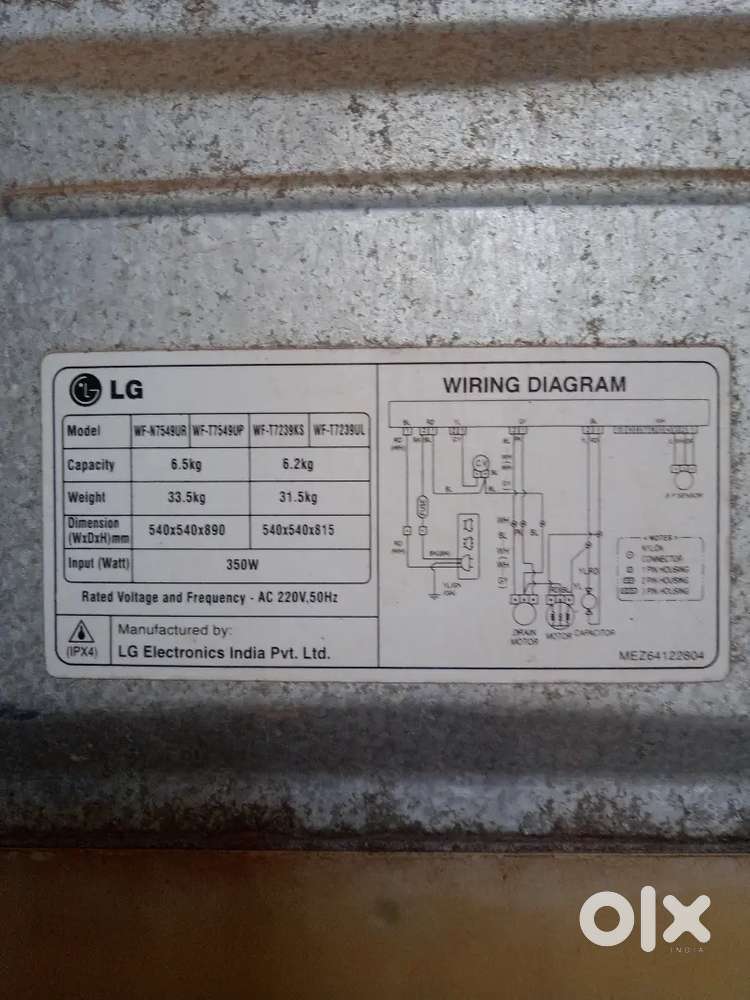 LG washing machine