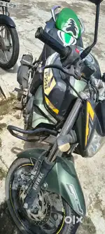 Army colour FZX bike new zero problem Power of 140 cc engine