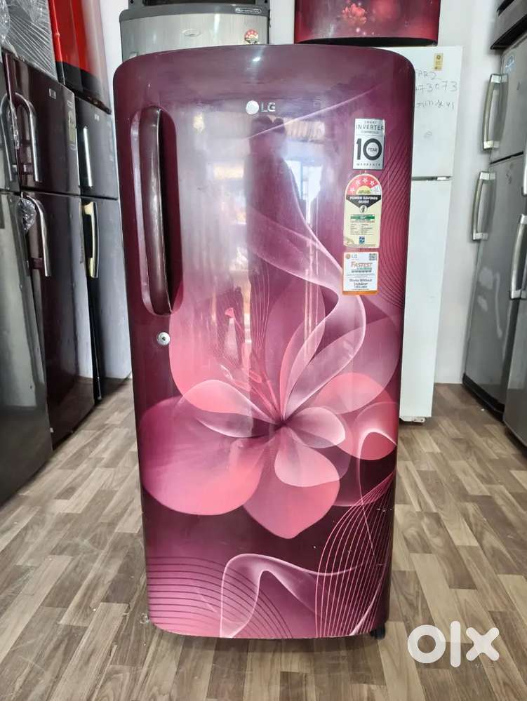 Lg single door fridge 190 liters free home delivery .