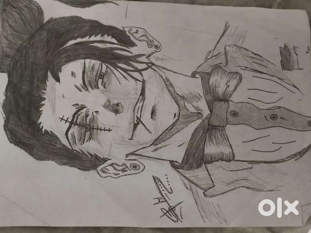 Anime real life drawing