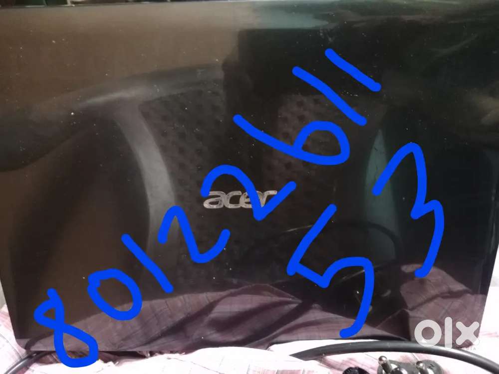 Acer laptop and Lenovo laptop