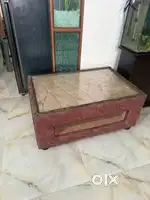 Sofa set.  3+2.  And tea table.  With pillow
