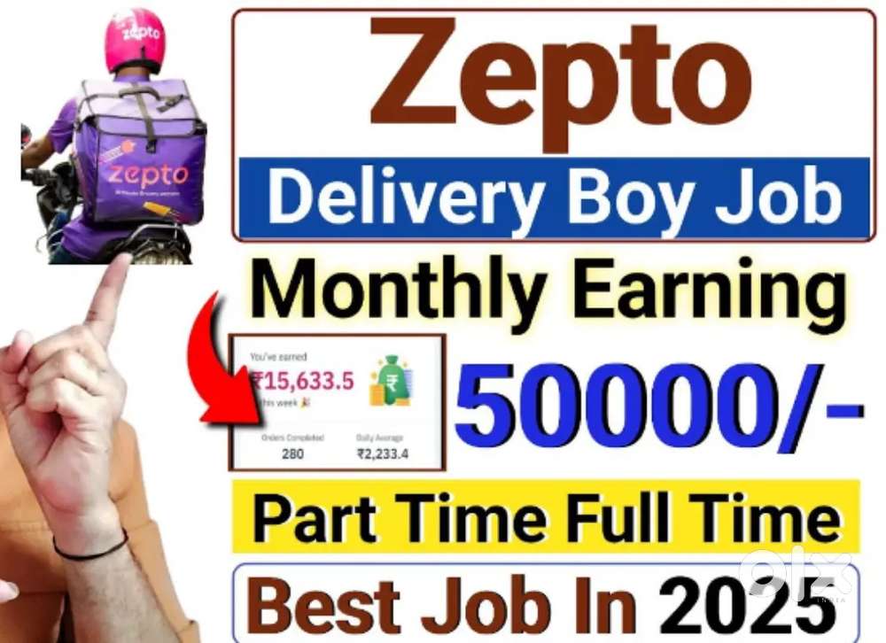 Zepto delevery boy