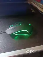 Gaming mouse with RGB light