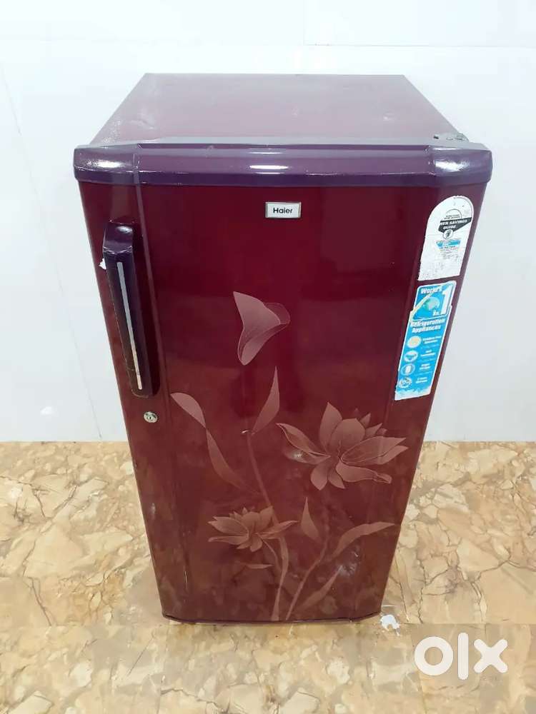 Haier flower design single door fridge