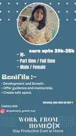 Online work from home - part time / full time