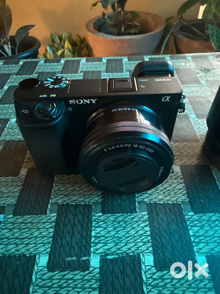 Sony a6300 camara with kit lens + 50mm 1.8f lens