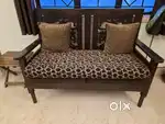 Wooden 2 Seater Sofa