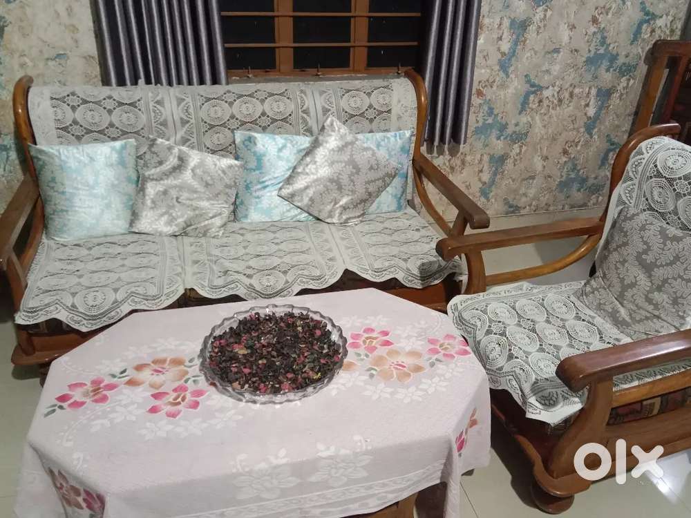 Sofa Set with Tea Table