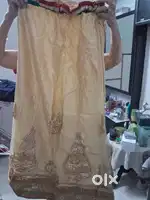 Navratri offer Beautiful Lehanga  Golden colour and Red dupatta