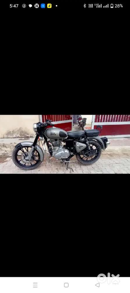 Royal Enfield 350 Gunmetal Double disk full modified