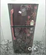 Id=20117.  Eon Godrej meroon colour flower design fridge