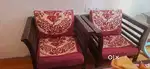 It's a 3 +2 sofa set with center table and sofa cover.