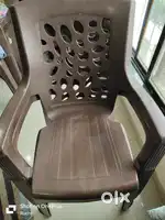 Fibre chair,kids chair, study table in good condition