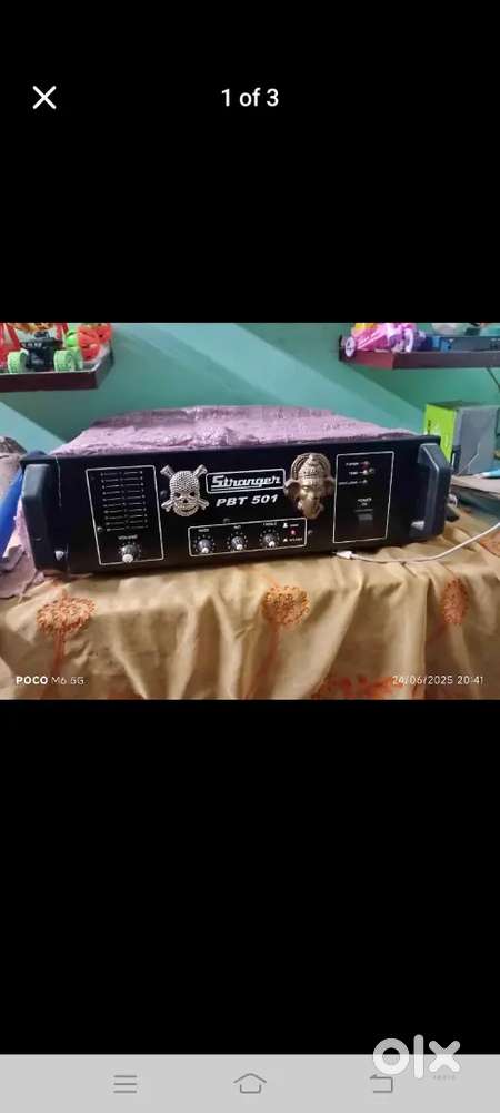 DJ amplifier stranger15 ich spikars 500 wats