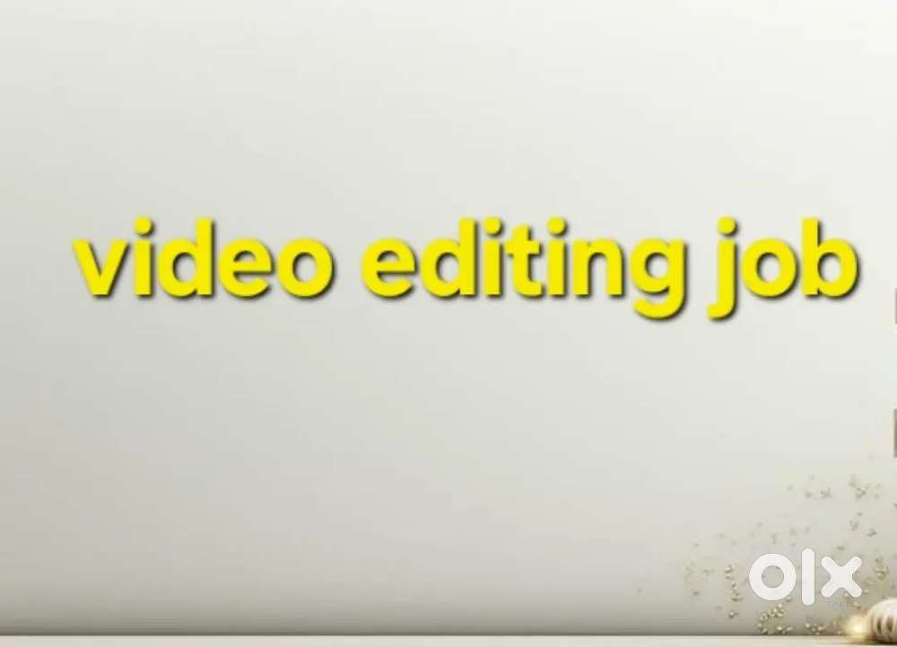 Video editing job