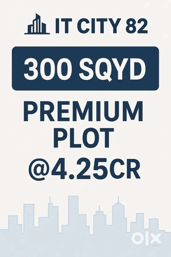 300sqyd plot in it city 82