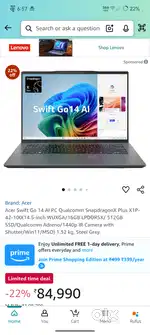 Acer swift go 14