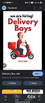 Wanted delivery boy near by u r location