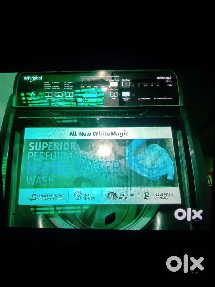 Whirlpool washing machine fully automatic working condition me h