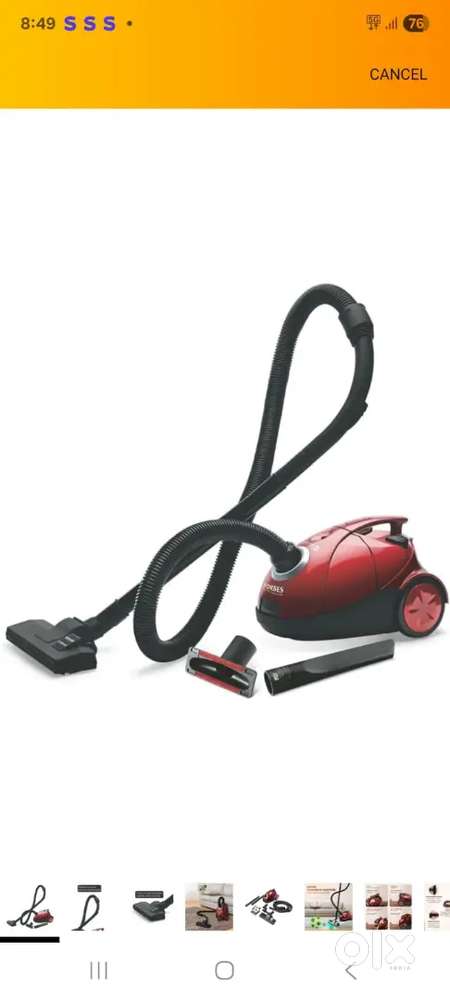 Eureka forbs vaccum cleaner